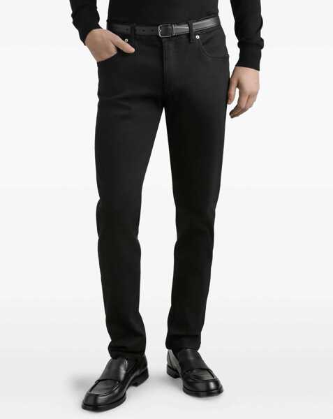 Blugi drepti Dolce & Gabbana Slim Fit Jeans BLACK Barbati (BM 18634675) 4