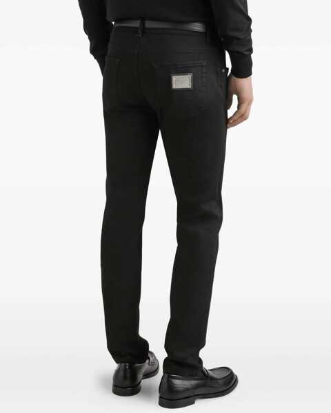 Blugi drepti Dolce & Gabbana Slim Fit Jeans BLACK Barbati (BM 18634675) 5