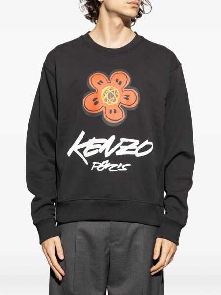 Bluze de trening Kenzo Cotton Sweatshirt Kenzo X Futura 2000 BLACK Barbati (BM 18634681) 3