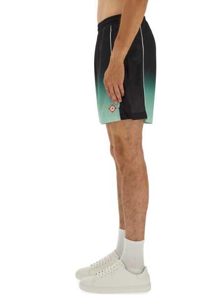 Pantaloni scurti Casablanca Jacquard Football Shorts GREEN Barbati (BM 18634702) 4