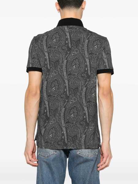 Tricouri Polo ETRO Polo Shirt With Print BLACK Barbati (BM 18634711) 3