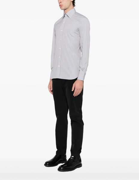 Camasi casual Tom Ford Slim Fit Shirt GREY Barbati (BM 18634735) 3