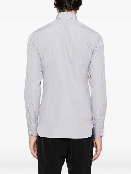 Camasi casual Tom Ford Slim Fit Shirt GREY Barbati (BM 18634735) 4