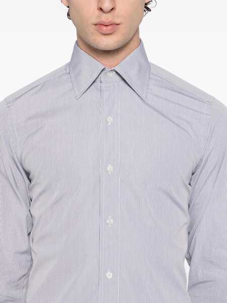 Camasi casual Tom Ford Slim Fit Shirt GREY Barbati (BM 18634735) 5