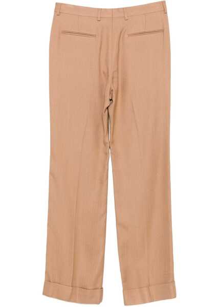 Pantaloni casual Valentino Garavani Gabardine Pants With Lapels BEIGE Barbati (BM 18634738) 2