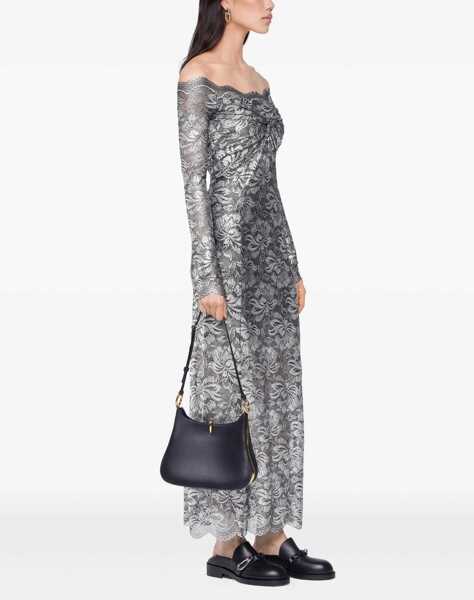 Rochii casual RABANNE Long Lace Dress SILVER Femei (BM 18634747) 3