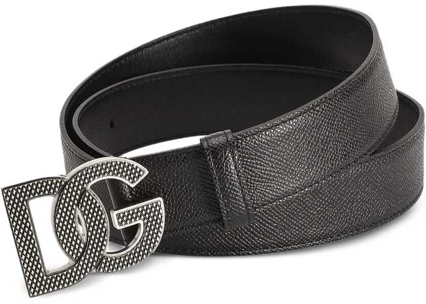 Curele Dolce & Gabbana Loged Belt BLACK Barbati (BM 18634753) 2