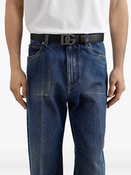 Curele Dolce & Gabbana Loged Belt BLACK Barbati (BM 18634753) 3