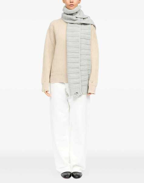 Esarfe MM6 Maison Margiela Wool Scarf GREY Femei (BM 18634765) 3