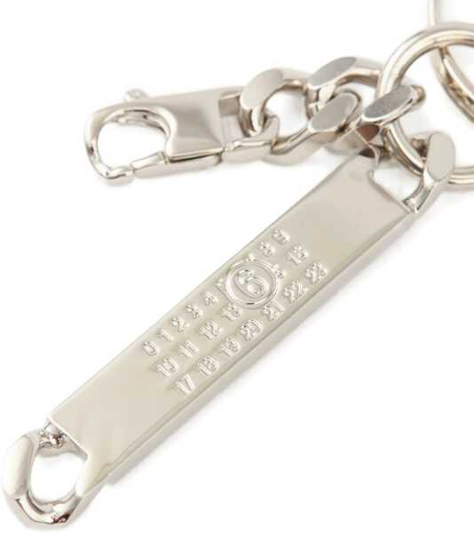 Brelocuri MM6 Maison Margiela Metal Keychain SILVER Femei (BM 18634771) 2
