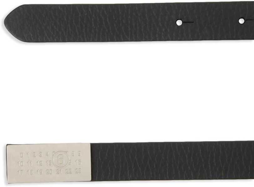 Curele MM6 Maison Margiela Leather Belt BLACK Femei (BM 18634792) 2