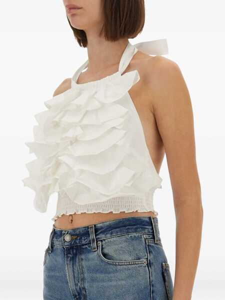 Bluze THE GARMENT Cyprus Layer Top With Ruffles WHITE Femei (BM 18634816) 4