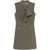 Self-Portrait Twill Mini Dress GREEN