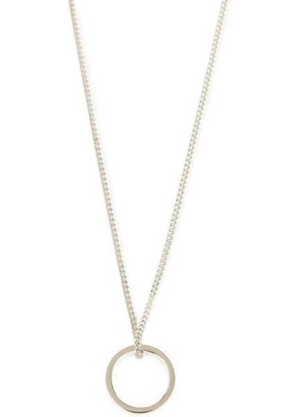 Coliere MM6 Maison Margiela Minimal Logo Ring Necklace SILVER Femei (BM 18634828) 3