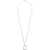 MM6 Maison Margiela Minimal Logo Ring Necklace SILVER