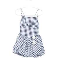 Rochii casual Checkered Taffeta Mini Dress Femei