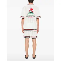 Camasi Casablanca pentru Barbati - Camasi casual Casablanca Crochet Shirt Ondulee Mountains WHITE Barbati (BM 18634849) - B-mall.ro