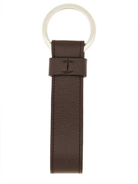 Brelocuri TODS T Timeless Logo Keychain BROWN Barbati (BM 18634879) 2