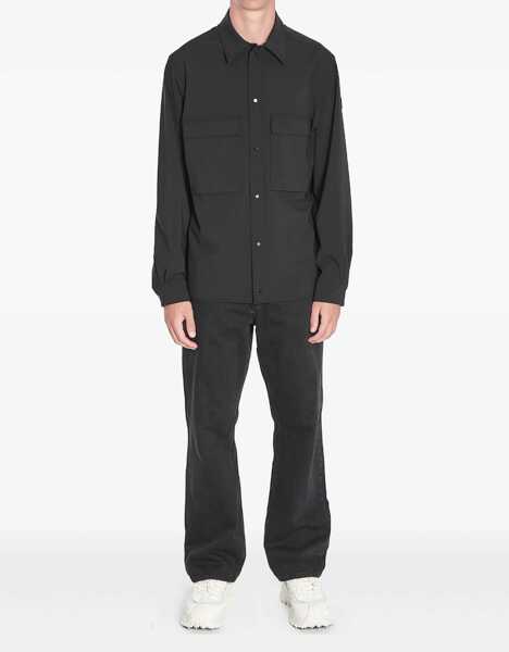 Camasi Moncler Long-Sleeve Shirt BLACK Barbati (BM 18635095) 2