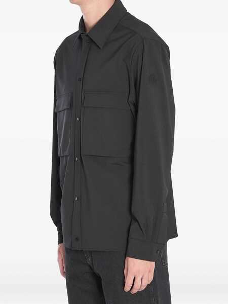 Camasi Moncler Long-Sleeve Shirt BLACK Barbati (BM 18635095) 3