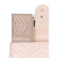 Genti plic Dama - Genti plic Gucci Gg Marmont Mini Bag With Cardholder BEIGE Femei (BM 18635482) - B-mall.ro