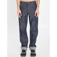 Blugi Denim Trousers With Hem Details Barbati