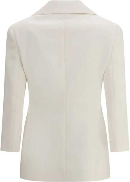 Sacouri Givenchy Single-breasted Blazer IVORY Femei (BM 18636610) 2