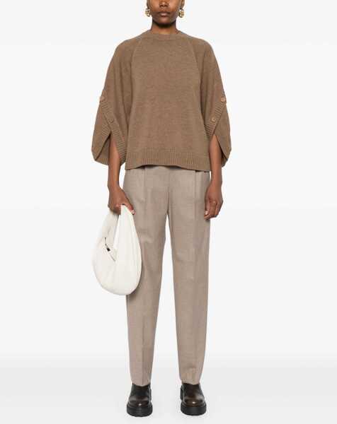 Pulovere Max Mara Sweater In Wool And Cashmere BEIGE Femei (BM 18636658) 2