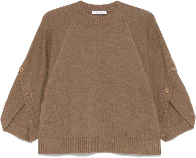 Pulovere Max Mara Sweater In Wool And Cashmere BEIGE Femei (BM 18636658) 1