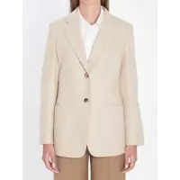 Sacouri Single-Breasted Blazer In Shetland Femei