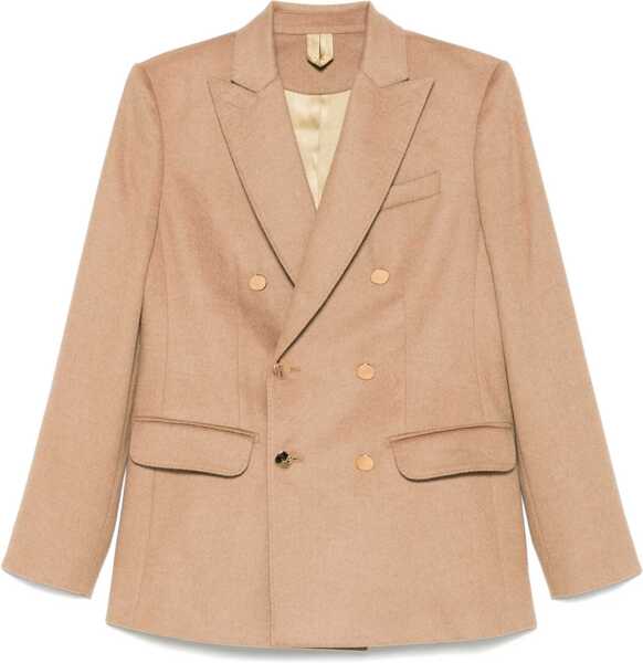 Sacouri Max Mara Double-Breasted Blazer In Camel BEIGE Femei (BM 18636685) 1