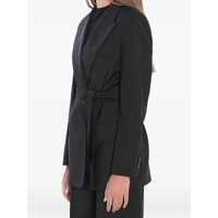 Sacouri Dama - Sacouri Max Mara Blazer In Wool Canvas BLACK Femei (BM 18636688) - B-mall.ro