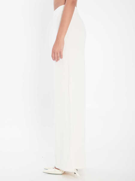 Pantaloni casual Max Mara Trousers In Wool Yarn WHITE Femei (BM 18636691) 3