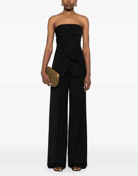 Pantaloni casual Max Mara Straight-Leg Trousers In Light Wool BLACK Femei (BM 18636694) 2