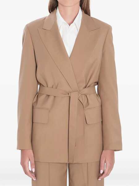 Sacouri Max Mara Blazer In Wool Canvas BEIGE Femei (BM 18636700) 1