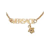 Bratari pentru Barbati - Bratari Versace Metallic Bracelet With Medusa Charm And Logo Lettering Plaque In Metal Man GREY Barbati (BM 18638826) - B-mall.ro