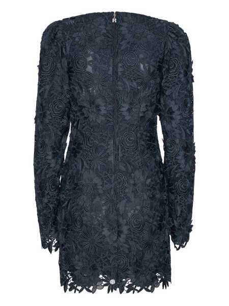 Rochii ROTATE Birger Christensen Rotate Birger Christensen 3D Lace Ls Mini Dress BLUE Femei (BM 18639075) 5
