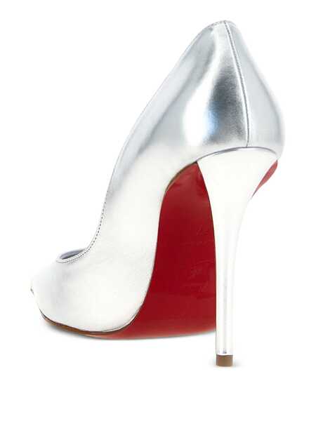 Pantofi cu toc Christian Louboutin Christian Louboutin Miss Z Leather Pumps SILVER Femei (BM 18639135) 4