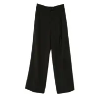Pantaloni casual Sportmax Wool Wide-Leg Trousers Femei