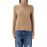 Tricouri Polo Polo Ralph Lauren Cable-Knit Roll Neck Jumper Femei
