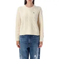 Tricouri Polo Polo Ralph Lauren Cable-Knit Wool And Cashmere Jumper Femei