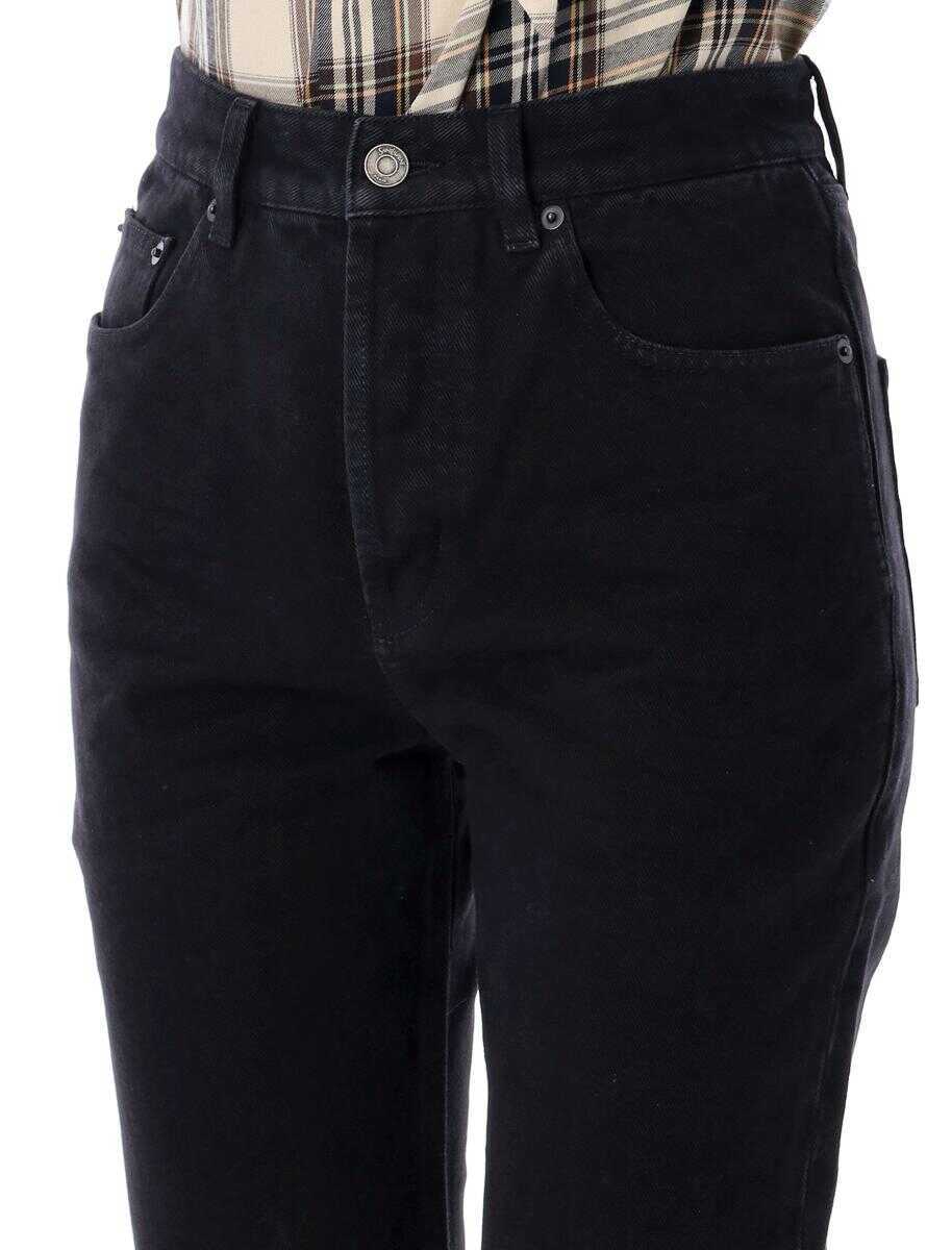 Blugi Saint Laurent Saint Laurent 90S Slim Jeans MIDNIGHT BLACK Femei (BM 18639942) 3