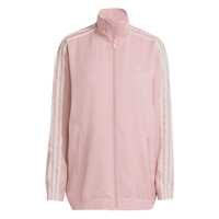 Pulovere Adidas Originals Satin Ruffle 3-Stripes Firebird Track Jacket Femei