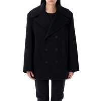 Geci Saint Laurent Wool Peacoat Femei