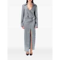 Rochii THE ATTICO The Attico Satin Long Dress