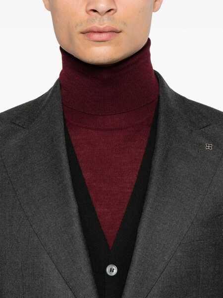 Costume Tagliatore Grey Single-Breasted Suit With Peak Revers In Wool Stretch Man GREY Barbati (BM 18640503) 5