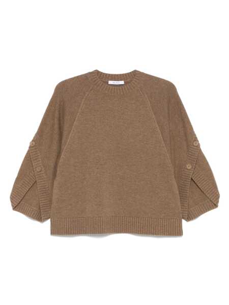 Pulovere Max Mara Sweater In Wool And Cashmere Beige Femei (BM 18640572) 1