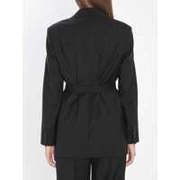 Imbracaminte Dama pagina 322 - Sacouri Max Mara Blazer In Wool Canvas Black Femei (BM 18640875) - B-mall.ro