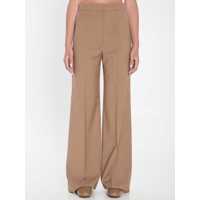 Pantaloni casual Straight-Leg Trousers In Light Wool Femei