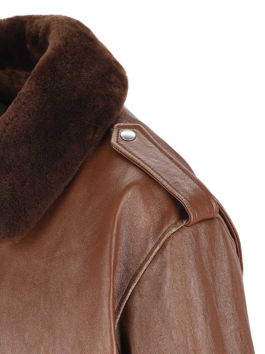 Geci Prada Prada Jackets BROWN Femei (BM 18641403) 4